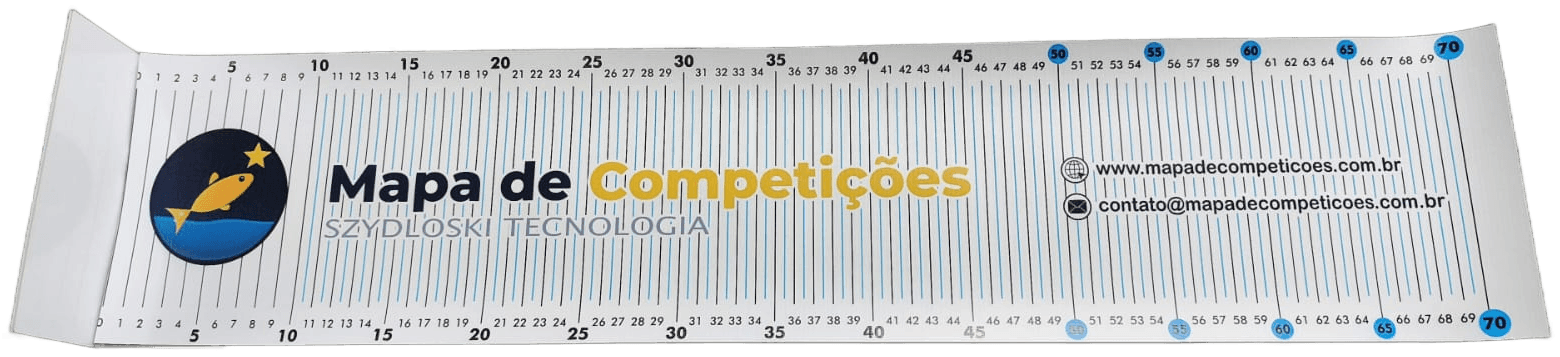 Régua oficial do Mapa de Competições